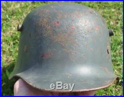 #05 WWII Germany German Original Combat Rare Custom Order Produced Helmet M18