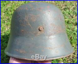 #05 WWII Germany German Original Combat Rare Custom Order Produced Helmet M18
