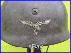100 % ORIGINAL. German Paratrooper Helmet Luftwaffe. SINGLE Decal
