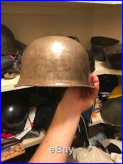 100% Original WW2 German Helmet M38 Fallschirmjager Factory Unfinished