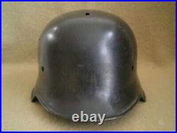 1934 to WW2 German M34 Fire Police Helmet Shell