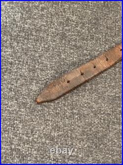 1942 WWII German M40 M42 Helmet Chinstrap Josto 1942 Prag Marked