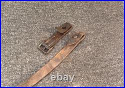 1942 WWII German M40 M42 Helmet Chinstrap Josto 1942 Prag Marked