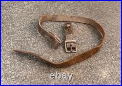 1942 WWII German M40 M42 Helmet Chinstrap Josto 1942 Prag Marked