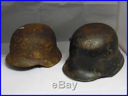 2 German Helmet WW2 (Combat Helmets) WWII