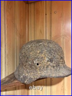 2 german ww2 militaria original helmet from Ardennes Forest 2 german ww2 militaria original helmet from Ardennes Forest