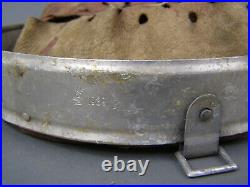 #23 Original German WWII Aluminum Helmet Liner 64nA/56 Dated 1939 Post War Dyed