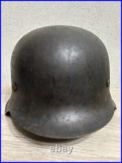 3 Helmet german original nice helmet M42 size 64 have a number WW2 WWII