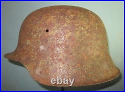 65cm German relic condition M42 helmet Stahlhelm casque casco elmo WW2 2GM 2WK