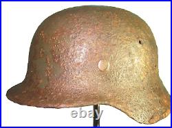 68cm German relic M40 helmet SD Stahlhelm casque casco elmo? WW2 2GM 2WK