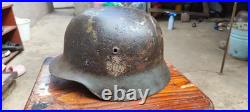 A German M40 soldier's helmet from World War II