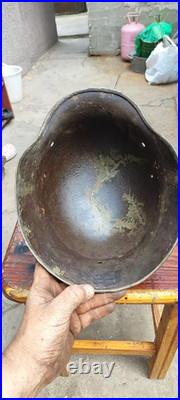 A German M40 soldier's helmet from World War II