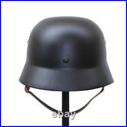 ANQIAO WW2 WWII German M35 Helmet with Net Cover Steel Material M1935 Soldier St