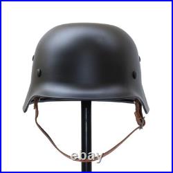 ANQIAO WW2 WWII German M35 Helmet with Net Cover Steel Material M1935 Soldier St