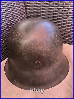 Authentic German WW II M42 Combat Helmet Large 66