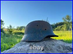 Authentic WWII German M40 Luftwaffe Helmet