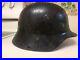 Authentic-WWII-German-Military-helmet-worn-condition-Has-bullet-holes-01-jlgy