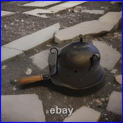Authentic WWII WW2 German Wehrmacht Army M42 Steel Combat Helmet Stahlhelm Authentic WWII WW2 German Wehrmacht Army M42 Steel Combat Helmet Stahlhelm