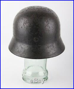 Authentic World War 2 German Quist M40 Helmet, Original Decal, Paint & Liner