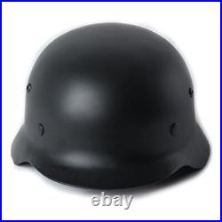 Black German Elite WH Army M35 M1935 Steel Helmet Stahlhelm High Quality Collect