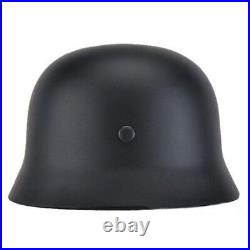 Black German Elite WH Army M35 M1935 Steel Helmet Stahlhelm High Quality Collect