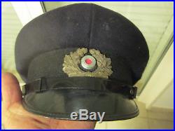 Bodenfund original WW2 kriegsmarine schirmmütze no german helmet Stahlhelm