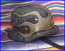 Carbon Fiber WW2 German motorcycle helmets