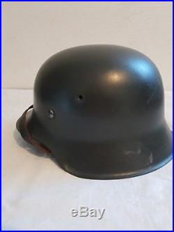 Casque allemand M 42 guerre 39 45 WW2 / German helmet Shell M 42 WWII