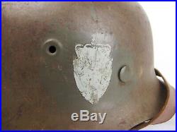 Circa WW2 German Made Norwegian M42 Helmet