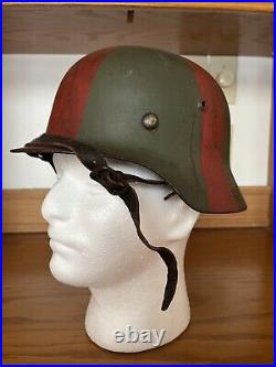 Classic Replica WW2 German Army Medical M35 Steel Helmet Combat Helmet Green