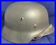 Complete-Textbook-WW2-Undecalled-M35-German-Combat-Helmet-Reissue-Named-NS66-01-xhh