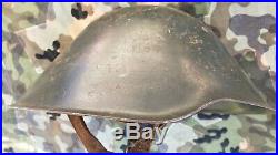 East German DDR m56 1st pattern helmet 3 rivets with WWII type liner 1960 issue