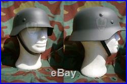 Elmetto tedesco M40, stahlhelm, casco, WW2 German shell helmet, decal guscio