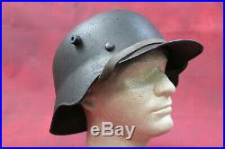 Extremely Rare WW2 German Helmet M18 Experimental Ear Cut Out ET68 Real Deal