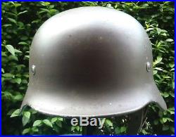 Finnish M40 WW2 German Helmet New liner Size 58 Actual Helmet in Pics