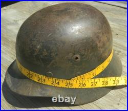 GERMAN -SPANISH WWII, WW2 M35 Military Helmet NO Liner, Small, Worn, Display