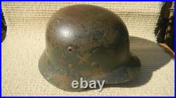 GERMAN -SPANISH WWII, WW2 M35 Military Helmet NO Liner, Small, Worn, Display