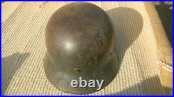 GERMAN -SPANISH WWII, WW2 M35 Military Helmet NO Liner, Small, Worn, Display