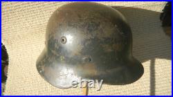 GERMAN -SPANISH WWII, WW2 M35 Military Helmet NO Liner, Small, Worn, Display