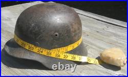 GERMAN -SPANISH WWII, WW2 M35 Military Helmet NO Liner, Small, Worn, Display