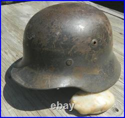 GERMAN -SPANISH WWII, WW2 M35 Military Helmet NO Liner, Small, Worn, Display