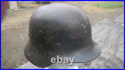 GERMAN Smaller Youth Military Helmet NO Liner Un-known or Small, Worn