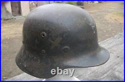 GERMAN Smaller Youth Military Helmet NO Liner Un-known or Small, Worn