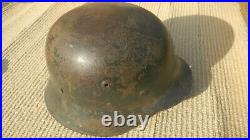 GERMAN Smaller Youth Military Helmet NO Liner Un-known or Small, Worn