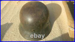 GERMAN Smaller Youth Military Helmet NO Liner Un-known or Small, Worn