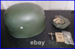 GERMAN WW2 M38 Paratrooper Fallschirmjäger Helmet Reproduction + Extras