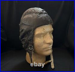 GREAT! Original WW2 German Luftwaffe LKpW101 Fur Lined Winter Flight Helmet