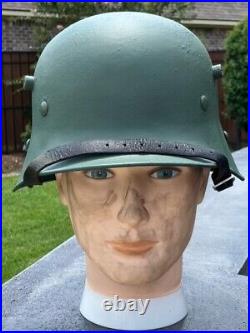 Genuine Rare WWI German Original Steel M-1916 Helmet Excellent Condition