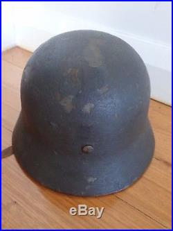 Genuine WW2 German M40 Single Decal Helmet