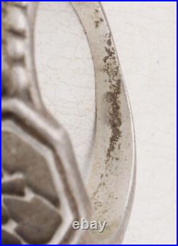 German 835 silver Ring war period WW2 iron cross WWII Helmet 1939 Stahlhelm 1940